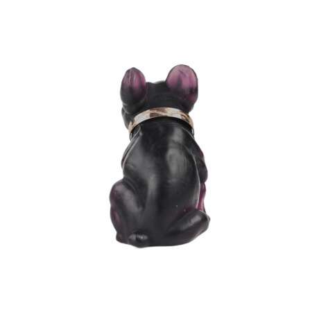 Imperial Glass Factory, miniature French Bulldog. - Foto 4