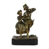 Bronze sculpture Romantic couple. - Foto 1