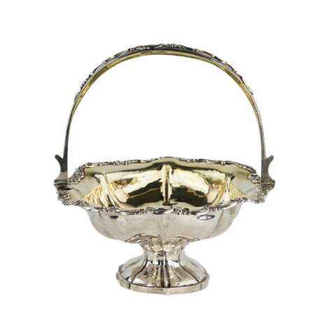 Russian silver rusk bowl, vase for sweets. Grigory Ivanov. Moscow 1840. - photo 3