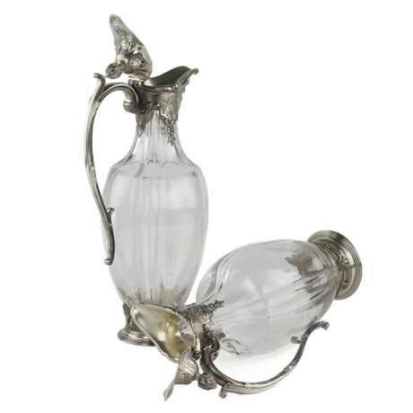 A pair of Regency style crystal jugs in silver from CHRISTOFLE. - photo 5