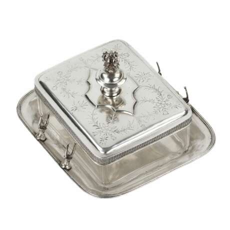 Austrian silver oiler with glass. The turn of the 19th-20th centuries. - photo 2