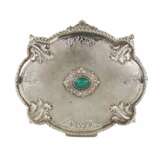 Italian, silver jewelry box of baroque shape. 20th century. - фото 3