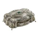 Italian, silver jewelry box of baroque shape. 20th century. - photo 7