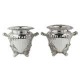 Pair of large, embossed silver wine coolers. England. 1804 Stephen Adams. - Foto 2