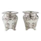 Pair of large, embossed silver wine coolers. England. 1804 Stephen Adams. - Foto 3