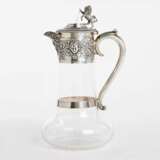 Silver wine jug with glass. Horace Woodward & Hugh Taylor, London 1893. - Foto 3