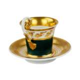 Painted cup and saucer from the Biedermeier period. - photo 3