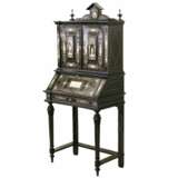 A superb Italian ebony and ivory cabinet from the late 19th century. - Foto 4