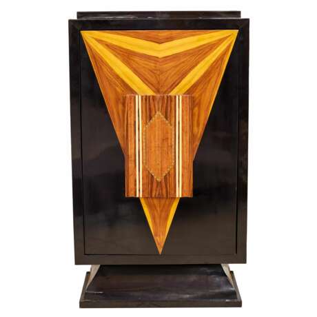 Large, vertical bar in Art Deco style, with a rotating display case. 20th century. - Foto 1