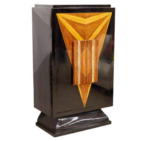 Large, vertical bar in Art Deco style, with a rotating display case. 20th century. - Foto 2