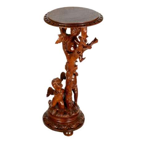 Wooden console with carved cupids. - photo 2