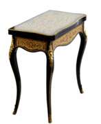 Tische. Card table in Boulle style.