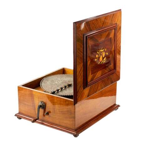 Polyphon. Disc music box walnut late 19th century. - Foto 4