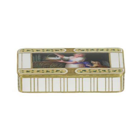 Magnificent gold and enamel snuffbox by Freres Jordan. Hanau, circa 1800 - photo 3