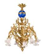 Потолочные светильники. French gilded bronze chandelier Napoleon III. XIX century.