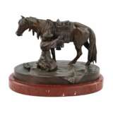 Bronze figure Praying Muslim (Namaz in the Steppe) Bronze, A. Wolf. H. Gladenbeck & Sohn 1900s. - Foto 2