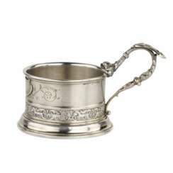 Silver glass holder, Hjalmar Fagerroos, Helsinki 1884.