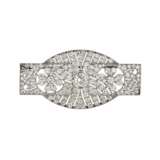 Brooch with diamonds in Art Deco style. - photo 1