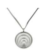 Neck jewellery. Chopard white gold pendant with diamonds.