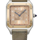 CARTIER. A VERY RARE AND ATTRACTIVE STAINLESS STEEL AND 18K PINK GOLD LIMITED EDITION WRISTWATCH - photo 1