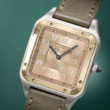 CARTIER. A VERY RARE AND ATTRACTIVE STAINLESS STEEL AND 18K PINK GOLD LIMITED EDITION WRISTWATCH - photo 2