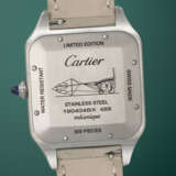 CARTIER. A VERY RARE AND ATTRACTIVE STAINLESS STEEL AND 18K PINK GOLD LIMITED EDITION WRISTWATCH - photo 4