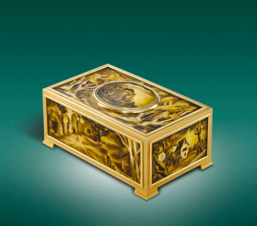 VACHERON CONSTANTIN. AN EXCEPTIONAL, UNIQUE AND IMPORTANT 18K GOLD AND GRAND FEU CLOISONN&#201; ENAMEL SINGING BIRD BOX - фото 3