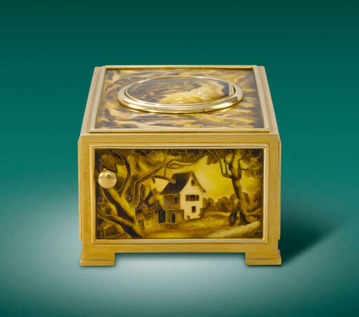 VACHERON CONSTANTIN. AN EXCEPTIONAL, UNIQUE AND IMPORTANT 18K GOLD AND GRAND FEU CLOISONN&#201; ENAMEL SINGING BIRD BOX - фото 5