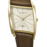 PATEK PHILIPPE. A VERY RARE AND UNUSUAL 18K GOLD ASYMMETRICAL WRISTWATCH, DESIGNED BY GILBERT ALBERT - photo 1