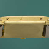 CARTIER. A VERY RARE AND ELEGANT 18K GOLD RECTANGULAR WRISTWATCH - Foto 5