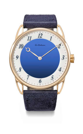 DE BETHUNE. A RARE AND HIGHLY ATTRACTIVE 18K PINK GOLD AUTOMATIC WRISTWATCH WITH HOLLOWED LUGS - photo 1