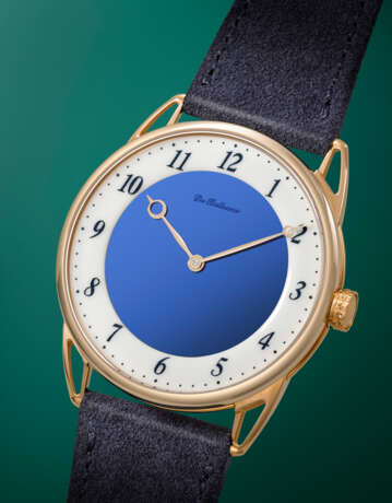 DE BETHUNE. A RARE AND HIGHLY ATTRACTIVE 18K PINK GOLD AUTOMATIC WRISTWATCH WITH HOLLOWED LUGS - photo 2