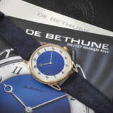 DE BETHUNE. A RARE AND HIGHLY ATTRACTIVE 18K PINK GOLD AUTOMATIC WRISTWATCH WITH HOLLOWED LUGS - photo 3