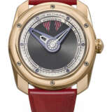 DE BETHUNE. A LARGE AND UNUSUAL 18K PINK GOLD AUTOMATIC WRISTWATCH WITH POWER RESERVE INDICATION - фото 1