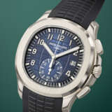 PATEK PHILIPPE. A COVETED 18K WHITE GOLD AUTOMATIC FLYBACK CHRONOGRAPH WRISTWATCH WITH DATE - photo 2