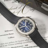 PATEK PHILIPPE. A COVETED 18K WHITE GOLD AUTOMATIC FLYBACK CHRONOGRAPH WRISTWATCH WITH DATE - photo 3