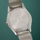 PATEK PHILIPPE. AN EXCEEDINGLY RARE AND HIGHLY ATTRACTIVE 18K WHITE GOLD AUTOMATIC WRISTWATCH WITH ENAMEL DIAL - photo 5