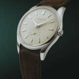 PATEK PHILIPPE. AN EXCEEDINGLY RARE AND HIGHLY ATTRACTIVE 18K WHITE GOLD AUTOMATIC WRISTWATCH WITH ENAMEL DIAL - photo 8