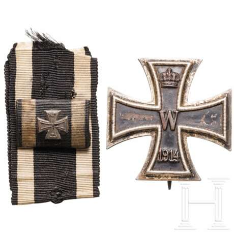 Eisernes Kreuz 1914 1. Klasse sowie Band und Spange - photo 1