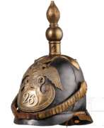 Products and art of Russia. Helm M 1844 für Mannschaften des 26. Mogilev-Infanterieregiments, Russland, um 1850