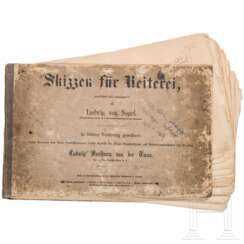 Ludwig von Nagel - "Skizzen für Reiterei, gezeichnet und autographirt", Landshut, 1862