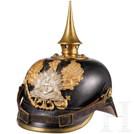 Helm für Mannschaften im Braunschweigischen Infanterie-Regiment Nr. 92, datiert 1894 - фото 1