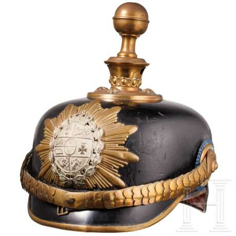 Helm für Offiziere im Großherzoglich-Mecklenburgischen Feldartillerie-Regiment Nr. 60, um 1910 - photo 1