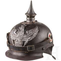 Helm M 1905 für Mannschaften der Jäger-Regimenter zu Pferde, datiert 1916