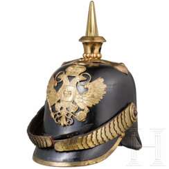 Helm für Mannschaften des Kontingents des Fürstentums Schwarzburg-Rudolstadt, um 1860