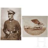 Lothar Freiherr von Richthofen (1894 - 1922) - signierte Sanke-Portraitpostkarte, datiert 20.10.18 - photo 1