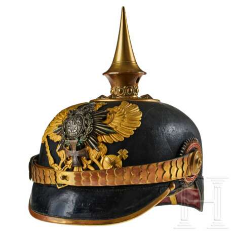 Reuß - Helm für einen Reserveoffizier im 7. Thüringischen Infanterie-Regiment Nr. 96, II. Bataillon - photo 1