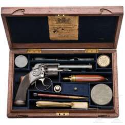 Perkussionsrevolver Westley Richards, im Kasten, um 1850