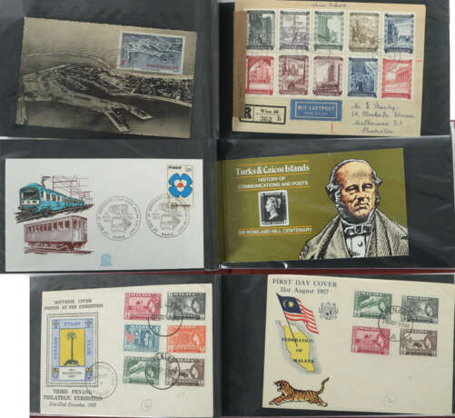 Postkarten & Kuverts mit Briefmarken 45-tlg., Däne… - фото 1