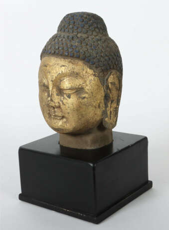 Buddhakopf Salyamuni 20. Jh., wohl Thailand, massi… - photo 2